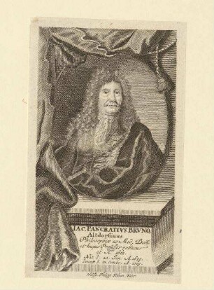 Jacobus Pancratius Bruno;. geb. 23.01.1629 in Altdorf; gest. 13.10.1709