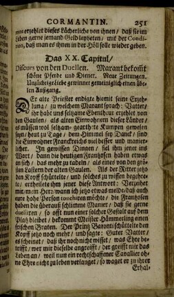 Das XX. Capitul.