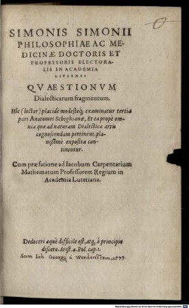 Quaestionum dialecticarum fragmentum