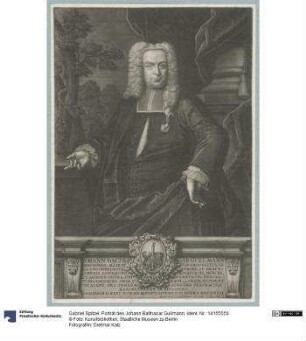 Porträt des Johann Balthasar Gullmann