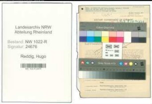 Entnazifizierung Hugo Reddig , geb. 17.09.1899 (Kabelpruefer)
