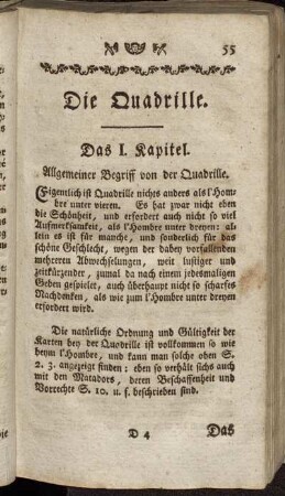 Die Quadrille.