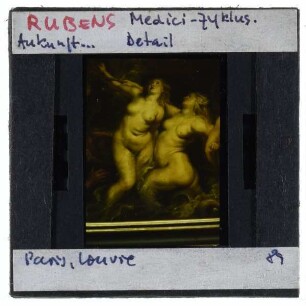 Rubens, Medici-Zyklus (Paris Louvre) : Ankunft der Maria von Medici, Detail