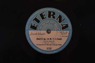 Quartett op. 76 Nr. 2 in d-moll : (Quinten-Quartett); 1. Satz, II. [Teil]: Allegro / Joseph Haydn