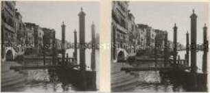 Am Canale Grande in Venedig.