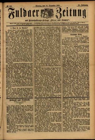 Ausgabe vom Montag, den 16. Dezember 1895.