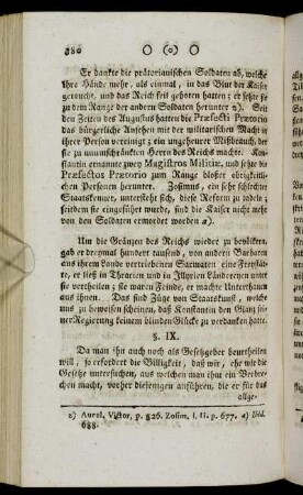 §. IX. [Gesetze Konstantins.] - §. XVII. Achter Einw.