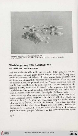 Wertsteigerung von Kunstwerken