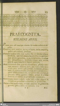 Praecognita