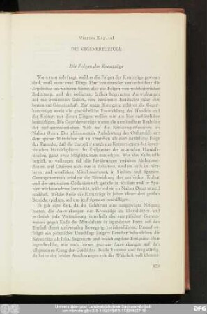 Die Folgen der Kreuzzüge