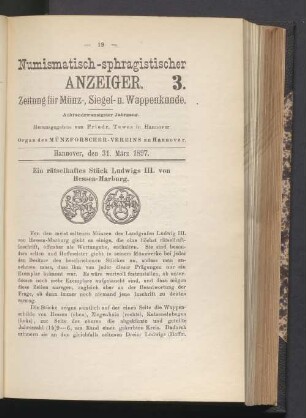 3. 31. März 1897