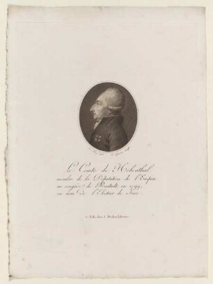 Bildnis des Graf von Hohenthal