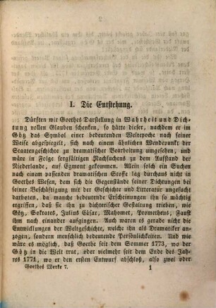 Erläuterungen zu den deutschen Klassikern, 7. Goethes Egmont