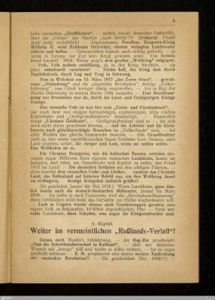 4. Weiter im vermeintlichen Rußlands-Verfall