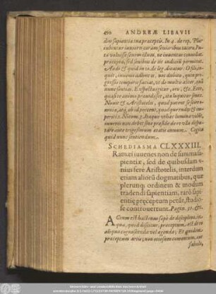 Schediasma CLXXXIII.