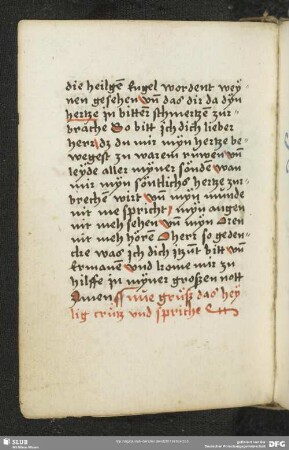 116v-118r: Gebet zum Hl. Kreuz (um einen guten Tod)