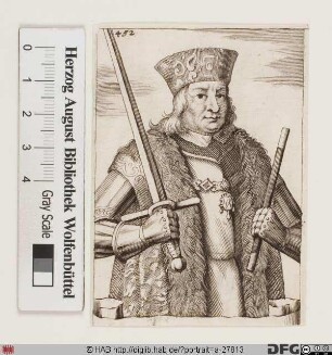 Bildnis Albrecht III. der Beherzte, Herzog zu Sachsen (reg. 1464/85-1500)