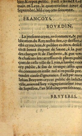 Lettre & Ordonnance du Roy nostre sire, contre tous sedicieux & rebelles à sa maiesté