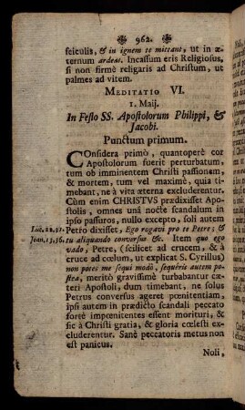 962-972, Meditatio VI. - Meditatio VIII.