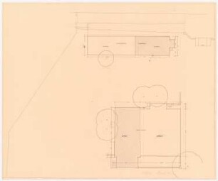 Garten Fraenkel, Berlin-Kladow: Wohnhaus und Wirtschaftsgebäude, 1:100