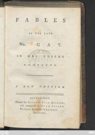 Fables : In One Volume Complete