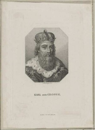 Bildnis des Kaisers Karl der Große