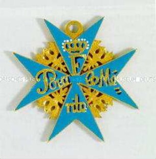 Orden Pour le Mérite, Ordenskreuz