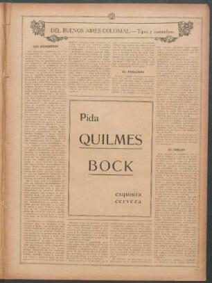 De Buenos Aires colonial : Tipos y costumbres