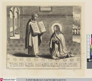 [The Future of her Order Shown to Teresa; Teresa wird die Zukunft ihres Ordens offenbart]