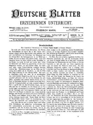 Persönlichkeit