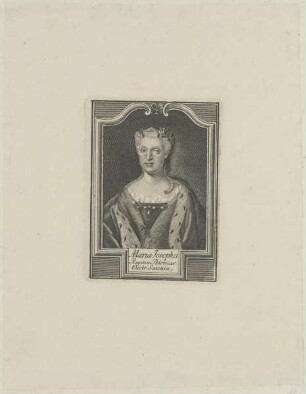 Bildnis der Maria Josepha von Polen