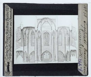 Ingolstadt, Frauenkirche (Münster Zur Schönen Unserer Lieben Frau) : Querschnitt