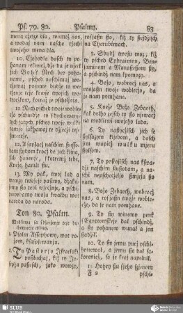Ton 80. Psalm
