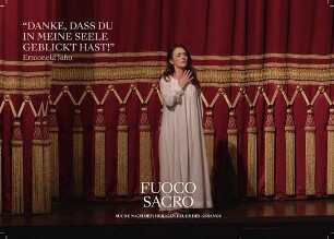 Fuoco sacro - Suche nach dem heiligen Feuer des Gesangs
