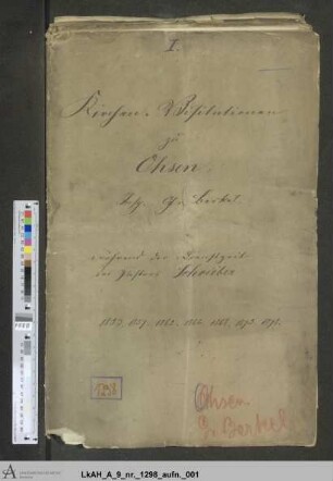 (Kirch)Ohsen: Visitationsakten