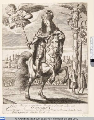 Leopold I., Kaiser des Römisch-Deutschen Reichs, zu Pferde