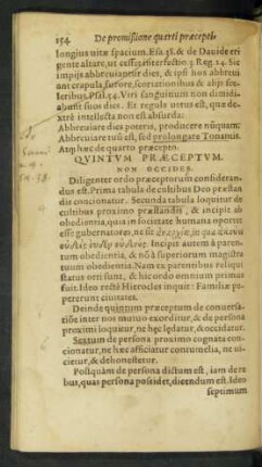Quintum Praeceptum.