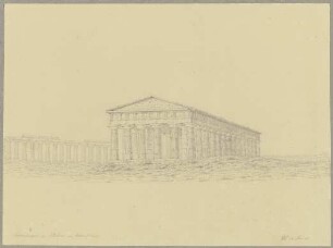 Der sogenannte Poseidontempel und das Heraion in Paestum