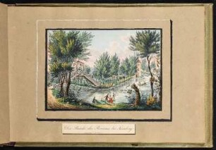 Die Brücke der Rosenau bei Nürnberg. - Rosenau, Nürnberg