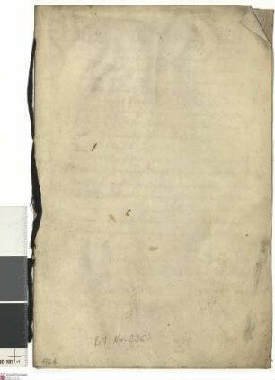 Kodizill zum Testament Landgraf Ludwigs V. von Hessen-Darmstadt