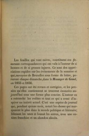 Correspondances politiques : revue des hommes et des choses. 1