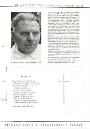 Christmann, Heinrich M.