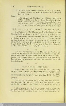 II.1.9 Post- und Eisenbahnwesen.
