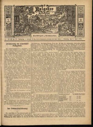Ausgabe vom Sonntag, den 06. Juni 1909.