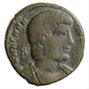 Münze, Aes 3, 350 - 353 n. Chr.