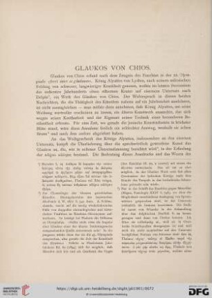 Glaukos von Chios