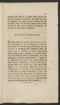 Die Elfen in Schottland.