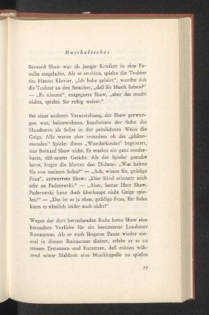 Musikalisches