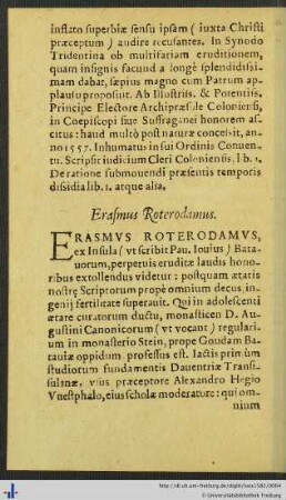 Erasmus Roterodamus