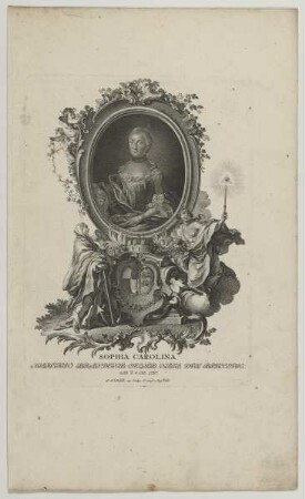 Bildnis der Sophia Carolina von Brandenburg-Bayreuth